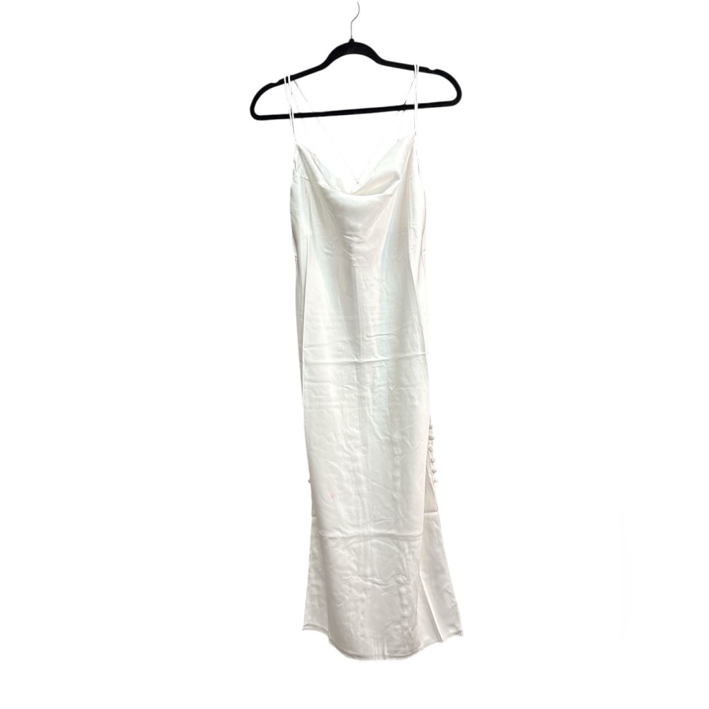 NWT Sachin & Babi Dylan Ivory Satin Lace Midi Dress‎ Bridal Cocktail - 14 - Picture 9 of 11